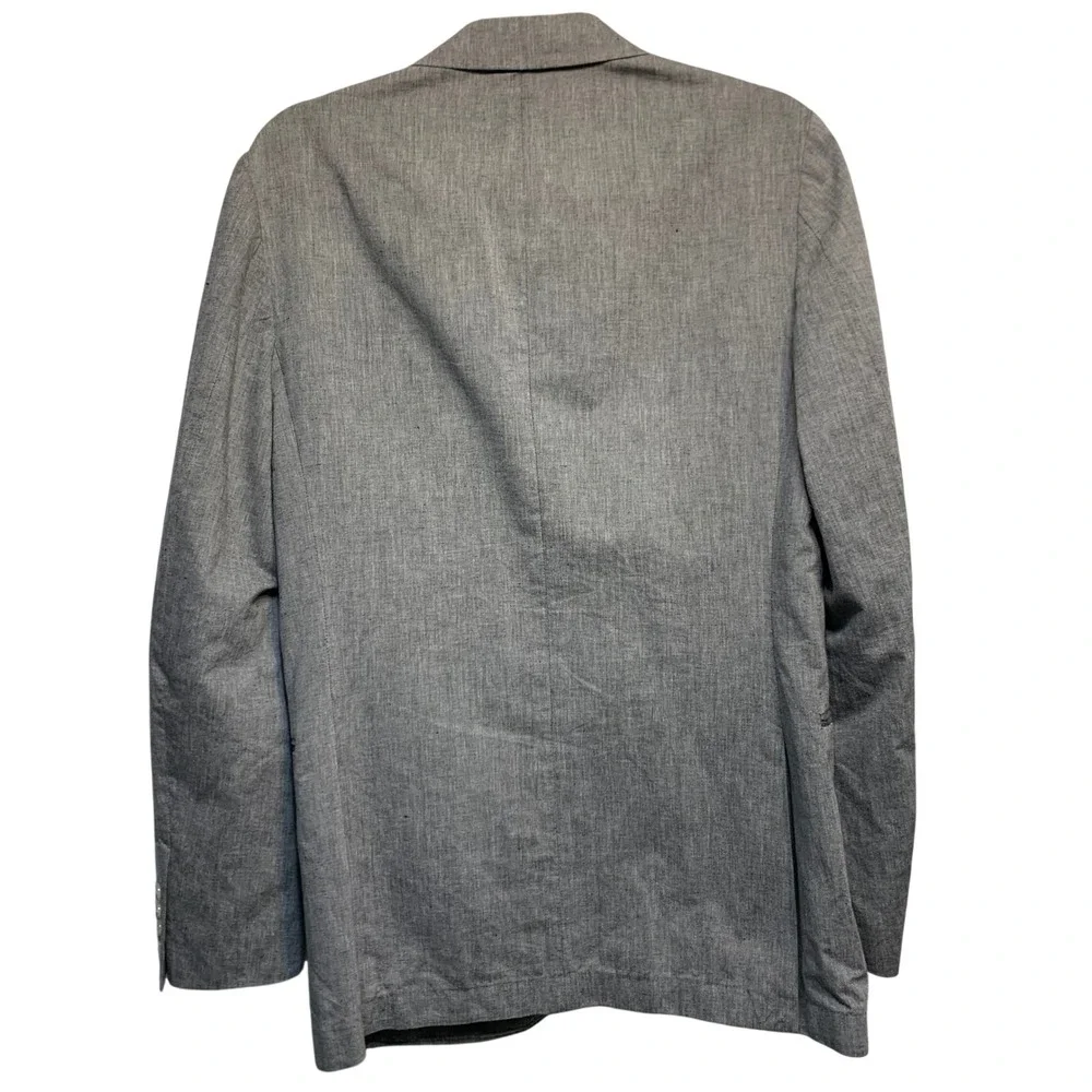 J.Crew Ludlow Blazer 36R Slim Gray Cotton Linen Somelos Sport Coat
